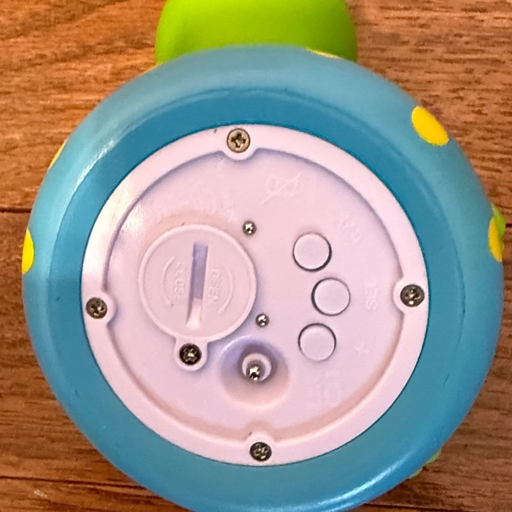 Dili warming Green and Blue Frog Bath Toy